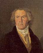 Ferdinand Georg Waldmuller Picture representing Ludwig van Beethoven in 1823 Germany oil painting artist